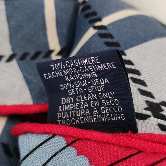 Hermès Cheval Punk Scarf/Losange Cashmere & Silk - Picture 11 of 14